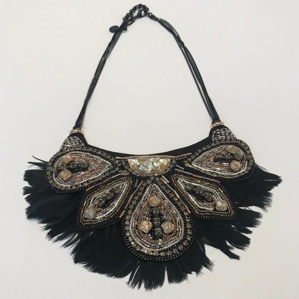 Stella & Dot Constantine Feather Necklace